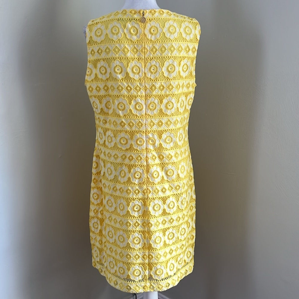 Tommy Hilfiger Women's Floral Lace Sleeveless Sheath Dress - Picture 8 of 11